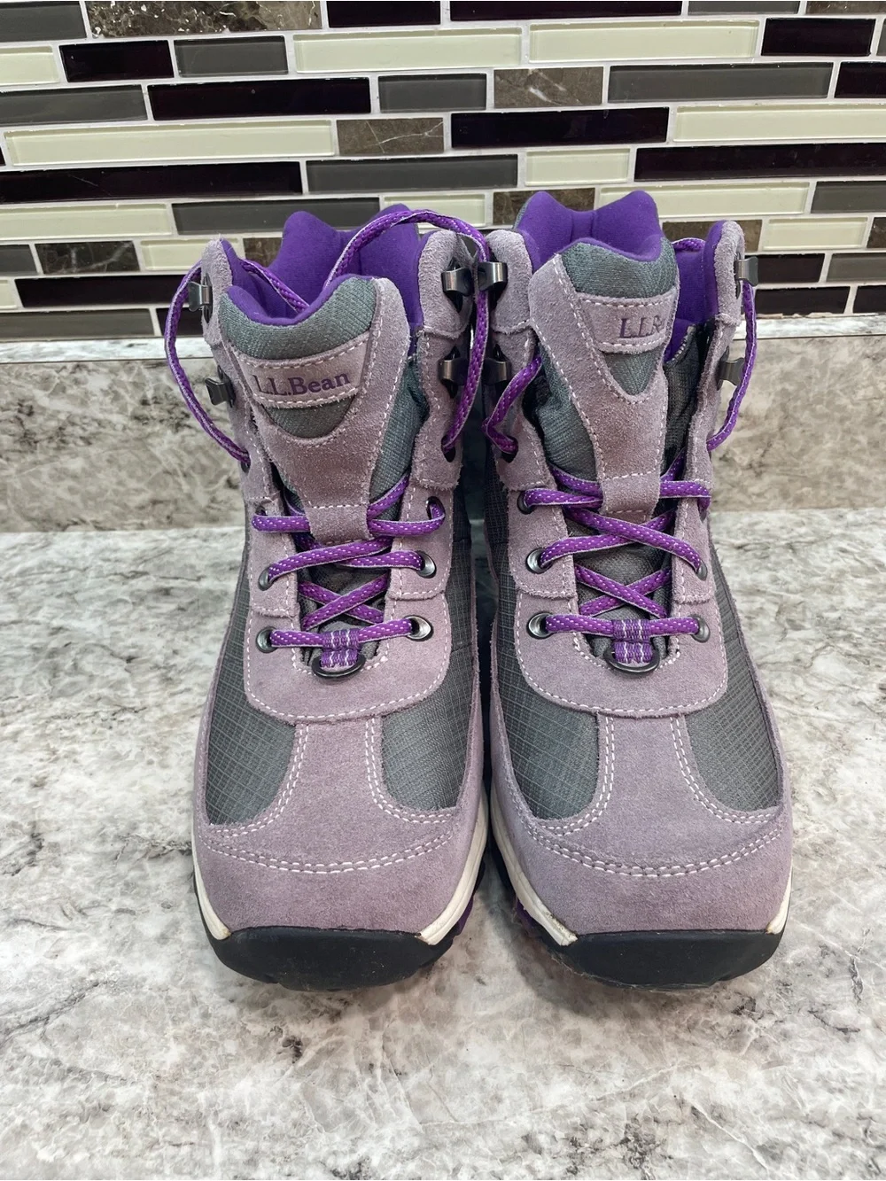 L.L. Bean Women's Tek 2.5 Primaloft 200 Gram Hiking Boot Sz 10 296491 purple